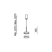 Maytoni EI Ø 15 cm pendant lamp - Agof Store