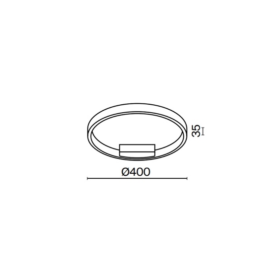 Maytoni Rim Ø 40 cm Deckenleuchte - Agof Store