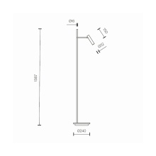 Maytoni Estudo floor lamp - Agof Store
