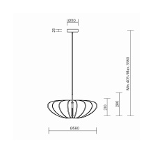 Maytoni Cambio Ø 58 cm pendant lamp - Agof Store