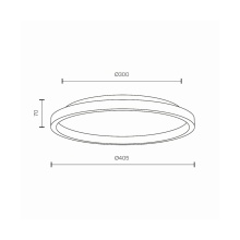 Maytoni Orign Ø 40 cm wall ceiling lamp - Agof Store