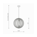 Maytoni Roots Ø 43 cm pendant lamp - Agof Store