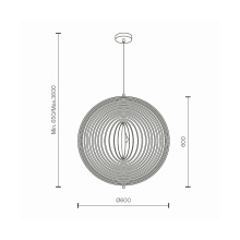 Roots Ø 60 cm Lampada a sospensione Maytoni - Agof Store