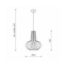 Roots Ø 25 cm Lampada a sospensione Maytoni - Agof Store