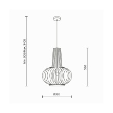 Maytoni Roots Ø 35 cm pendant lamp - Agof Store