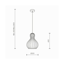 Roots Ø 30 cm Lampada a sospensione Maytoni - Agof Store
