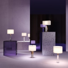 Bianco Rectangular Lampada da tavolo Maytoni - Agof Store