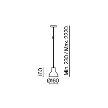 Broni Ø 16 cm Lampada a sospensione Maytoni - Agof Store