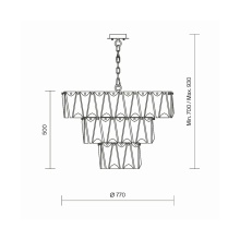 Maytoni Puntes Ø 77 cm Pendelleuchte - Agof Store