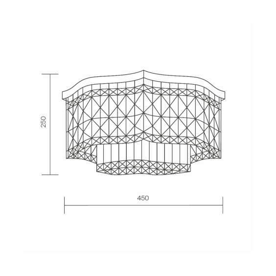 Dune Ø 45 cm Lampada da soffitto Maytoni - Agof Store