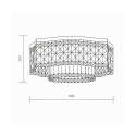 Maytoni Dune Ø 60 cm wall ceiling lamp - Agof Store