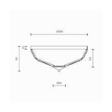 Maytoni Facet Ø 39 cm Deckenleuchte - Agof Store