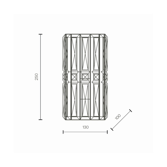 Maytoni Facet Short wall lamp - Agof Store