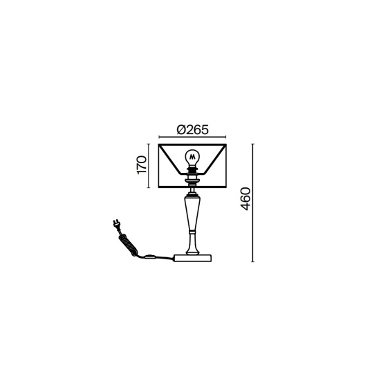 Maytoni Alicante table lamp - Agof Store