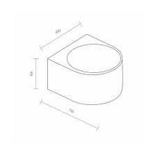 Maytoni Blow outdoor wall lamp - Agof Store