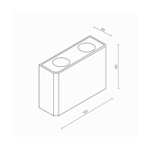 Maytoni Show Outdoor Wandleuchte - Agof Store