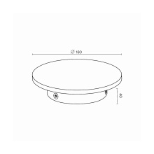 Maytoni Wald Ø 18 cm Outdoor Wandleuchte - Agof Store