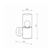 Amas 1 Lampada da parete outdoor Maytoni - Agof Store