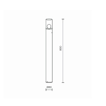 Maytoni Amas H.80 cm outdoor floor lamp - Agof Store