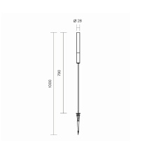 Maytoni Flare H.100 cm outdoor floor lamp - Agof Store