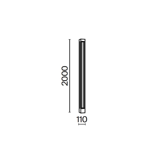 Maytoni Elbe H.200 cm outdoor floor lamp - Agof Store