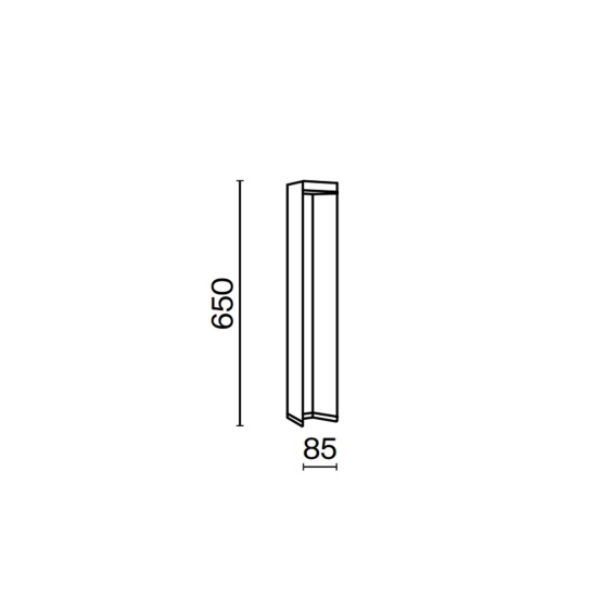 Maytoni Essen H.65 cm outdoor floor lamp - Agof Store