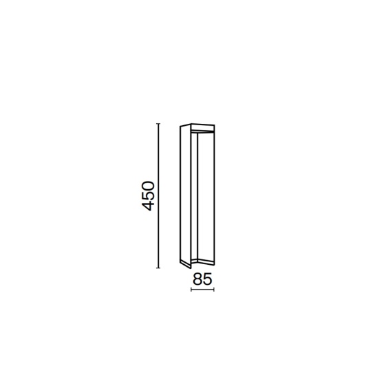Maytoni Essen H.45 cm Outdoor Stehleuchte - Agof Store