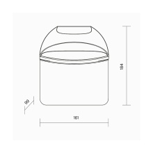 Gloss Lampada da parete outdoor Maytoni - Agof Store