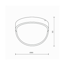 Mon Lampada a soffitto outdoor Maytoni - Agof Store