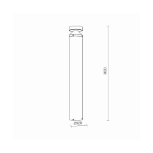 Maytoni Olten H.80 cm Outdoor Stehleuchte - Agof Store