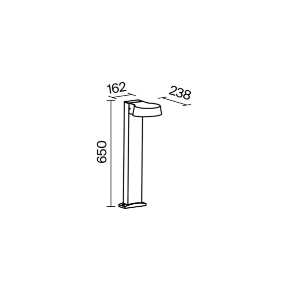 Maytoni Share outdoor floor lamp - Agof Store