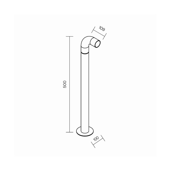 Sleek High 1 Lampada da terra outdoor Maytoni - Agof Store