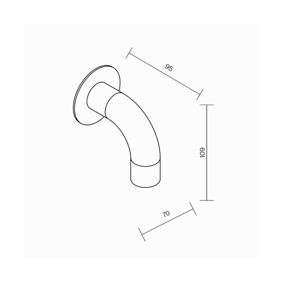 Maytoni Sleek 1 outdoor wall lamp - Agof Store
