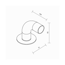 Maytoni Sleek Low 1 Outdoor Stehleuchte - Agof Store