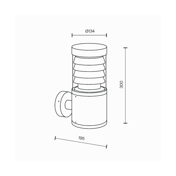 Spir Lampada da parete outdoor Maytoni - Agof Store