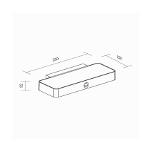 Maytoni Pir rechargeable wall lamp - Agof Store