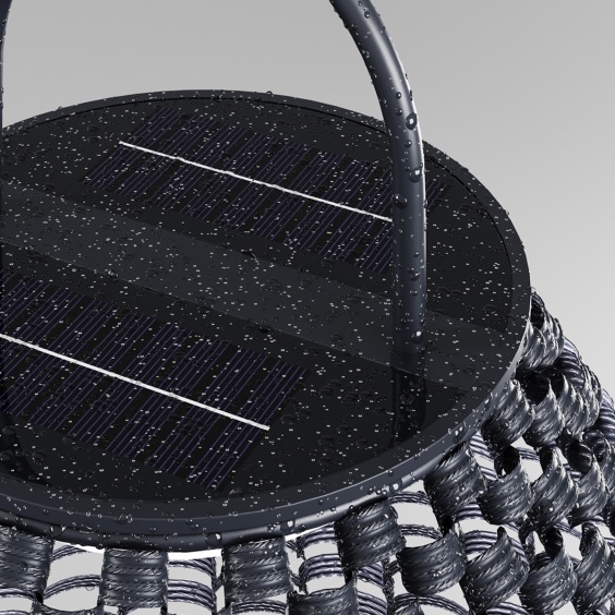 Plet Ø 36 cm Lampada ricaricabile da terra Maytoni - Agof Store