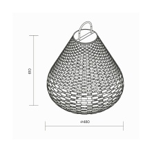 Plet Ø 48 cm Lampada ricaricabile da terra Maytoni - Agof Store