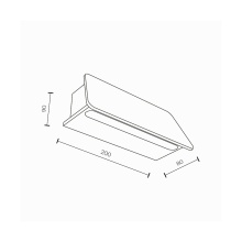 Maytoni Trupp L.20 cm Outdoor Wandleuchte - Agof Store