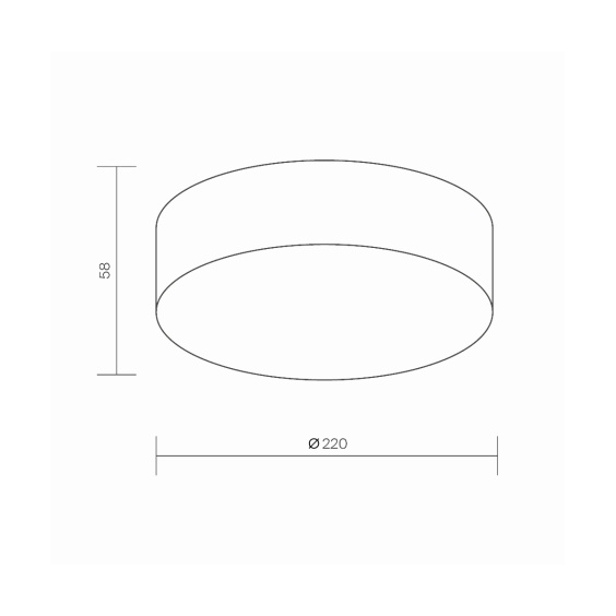 Zon Ø 22 cm Lampada a soffitto outdoor Maytoni - Agof Store