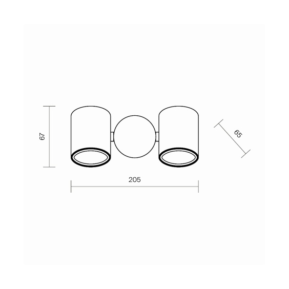 Maytoni Wall Street outdoor wall lamp - Agof Store