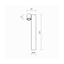 Maytoni Wall Street 1 outdoor floor lamp - Agof Store