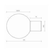 Maytoni Bold outdoor wall lamp - Agof Store