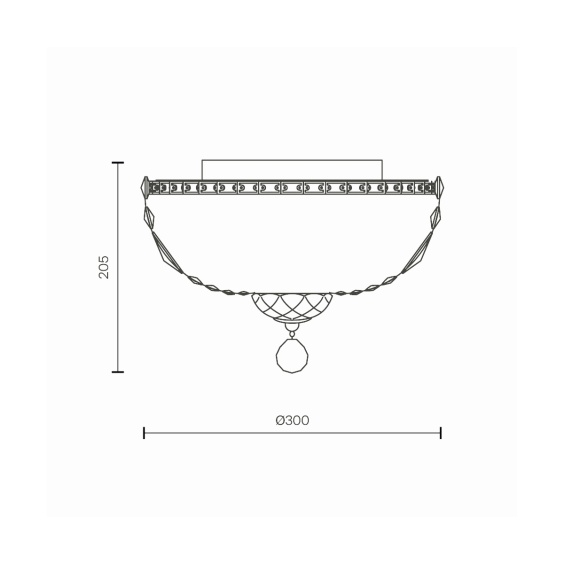 Maytoni Basfor Ø 30 cm Deckenleuchte - Agof Store