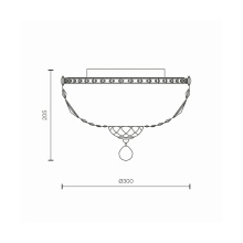 Maytoni Basfor Ø 30 cm Deckenleuchte - Agof Store