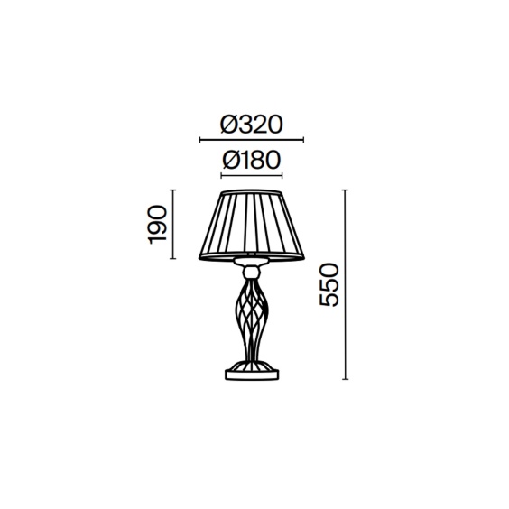 Maytoni Grace table lamp - Agof Store
