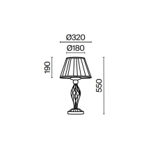 Maytoni Grace table lamp - Agof Store