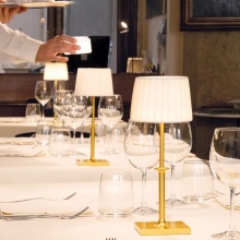 Zafferano Poldina Classic Pro portable table lamp - Agof Store