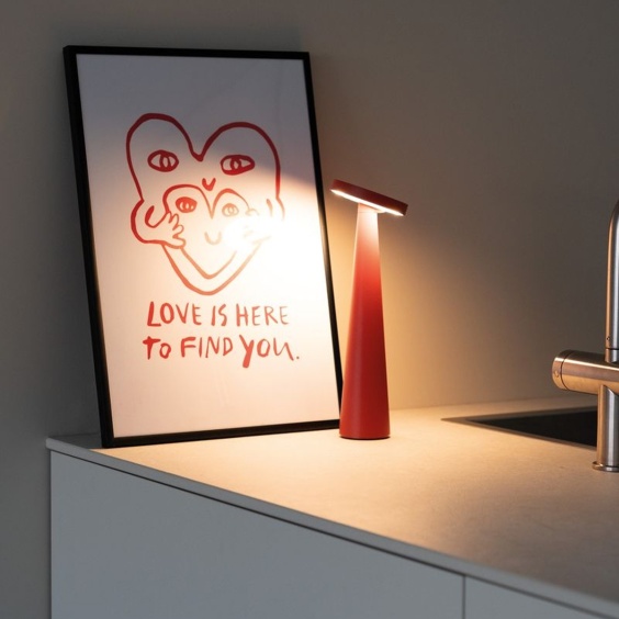 Zafferano Angelina Pro Akku Tischlampe - Agof Store