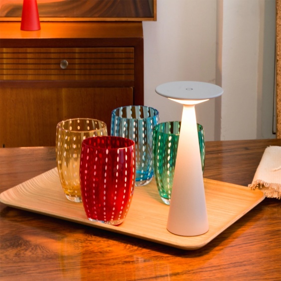 Damina Pro Lampada ricaricabile da tavolo Zafferano - Agof Store